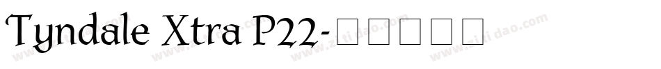 Tyndale Xtra P22字体转换